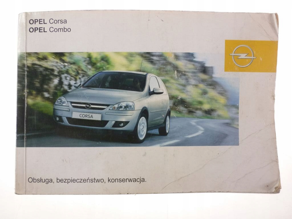 Opel Corsa Combo Obsługa bezpieczeństwo konserwacj