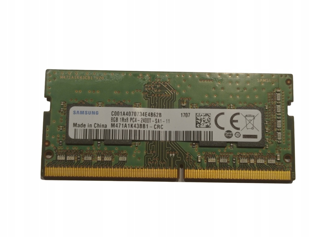 Ram Samsung M471A1K43BB1-CRC C001A4070734E4B62B 8GB 2400mhz MSI GL553V