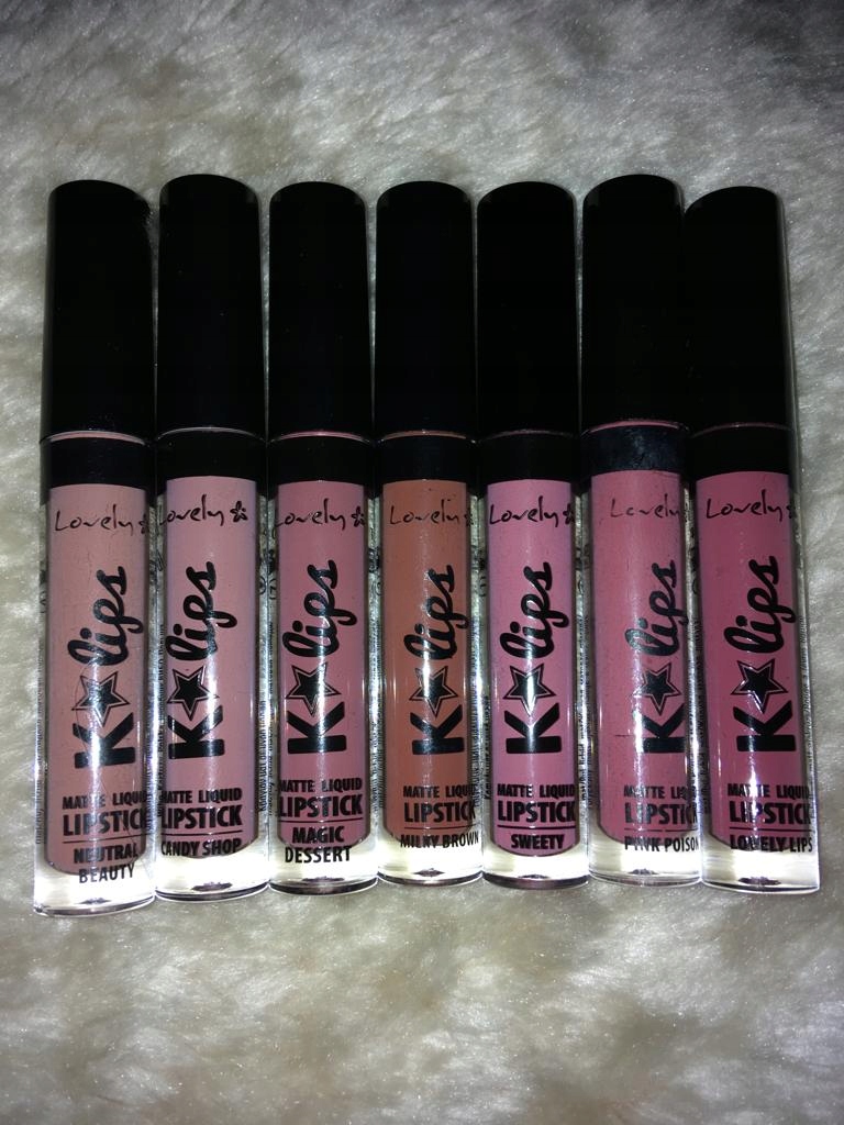 Matowa Pomadka Lovely K-Lips plus konturówka