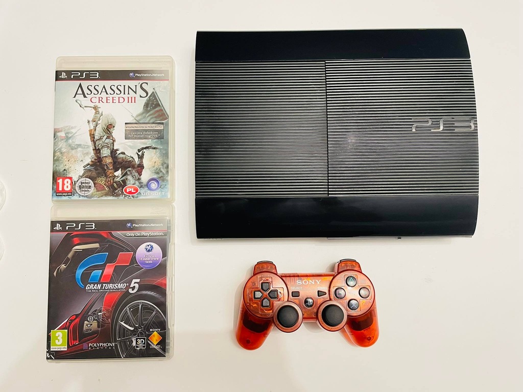 PlayStation3 PS3 Super Slim 500gb + Gry