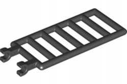 LEGO PŁOTEK BARIERKA DRABINKA CZARNA 6020