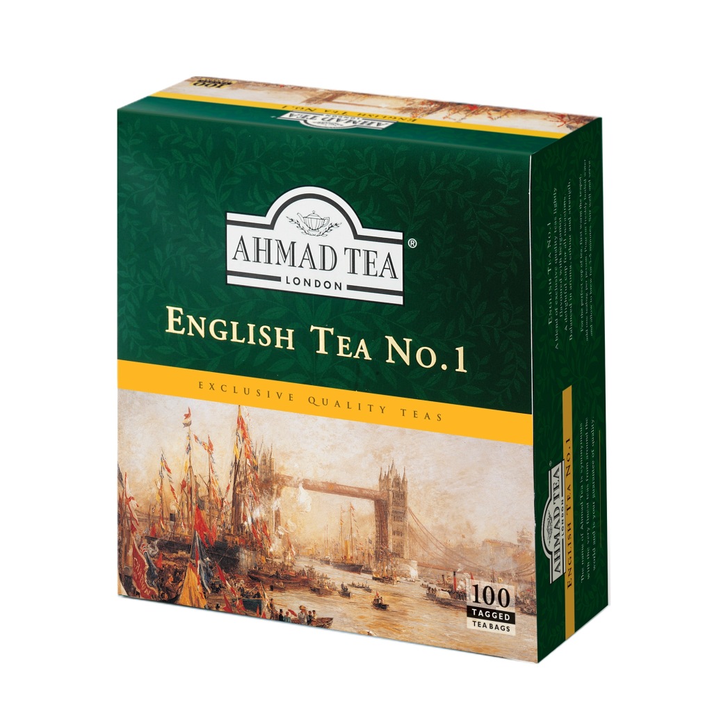 Ahmad Tea English Tea No.1 Herbata czarna 100 torebek z zawieszką