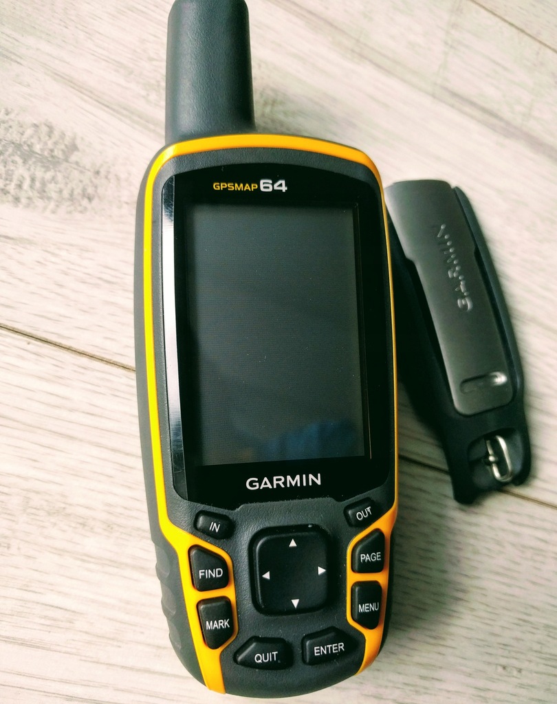 GARMIN GPSMAP 64 na gwarancji z klipsem BCM