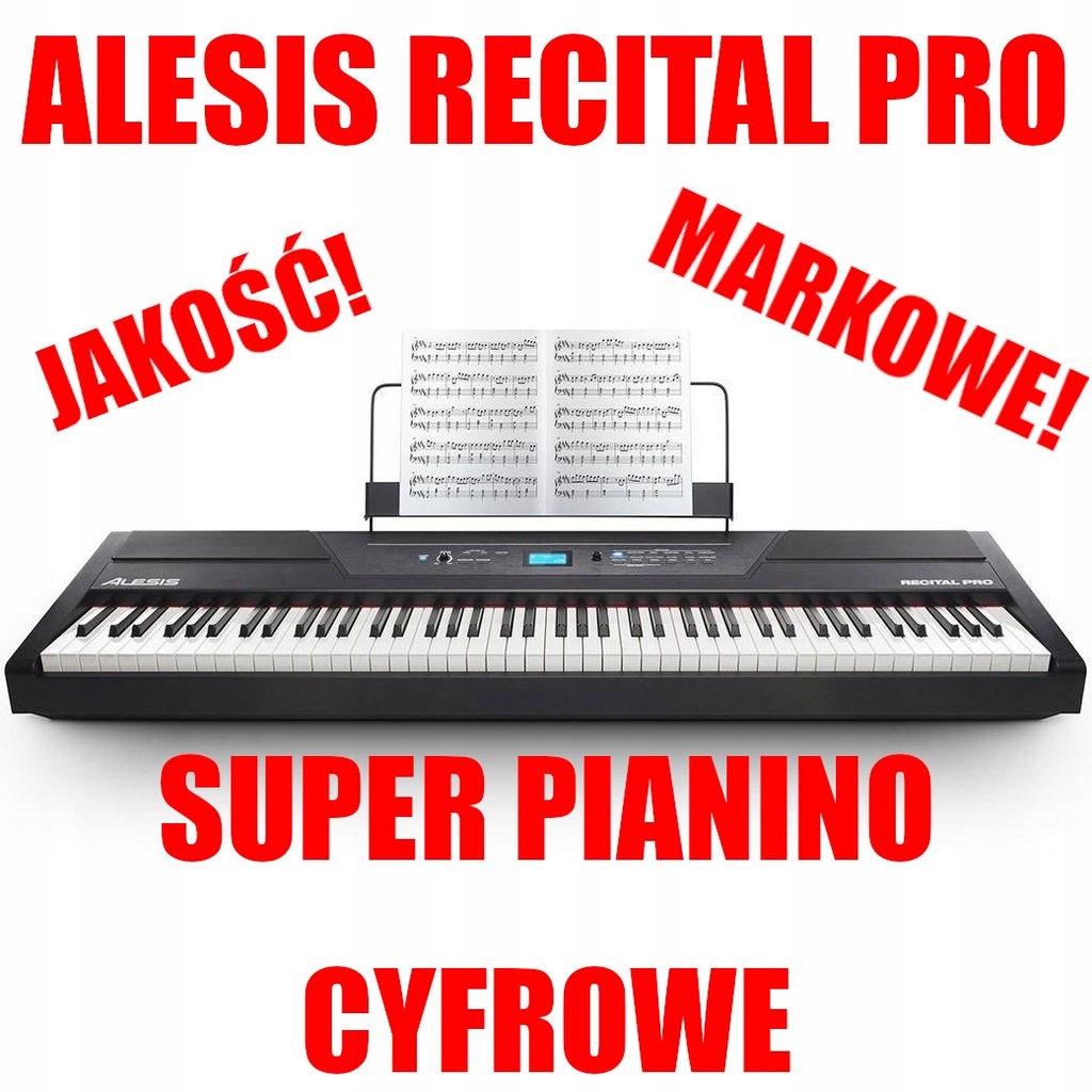 Pianino cyfrowe ALESIS RECITAL PRO - na komunię!