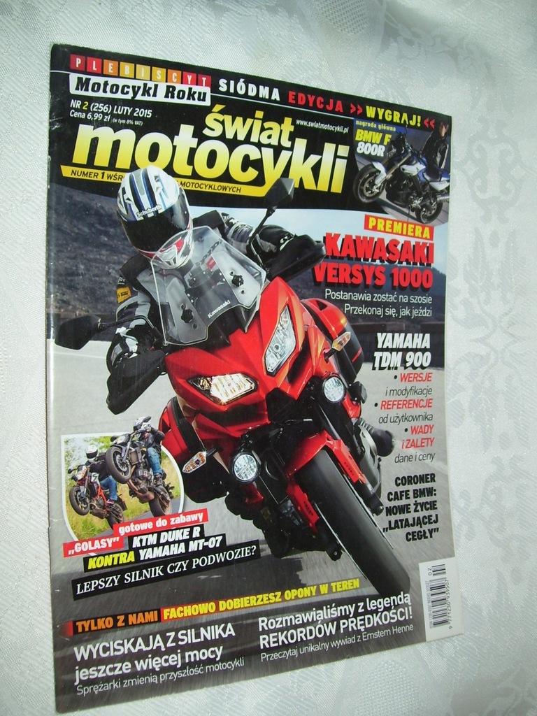 ŚWIAT MOTOCYKLI - KAWASAKI VERSYS 1000 - 2/2015