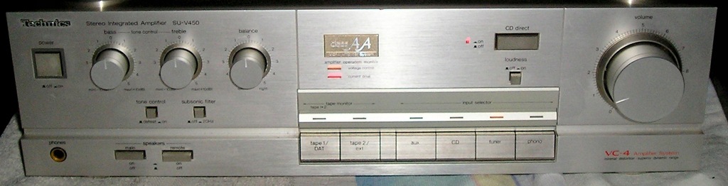 Wzmacniacz Technics SU-V450 90W srebrny stereo