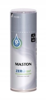 MASTON Zero lakier spray wodny 400ml szary