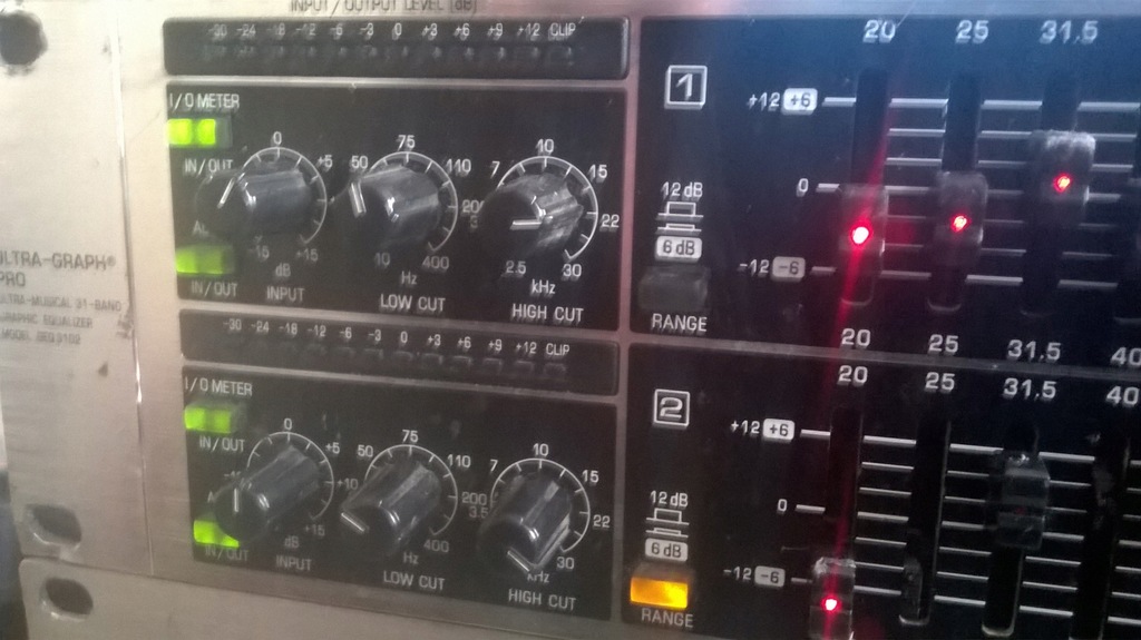 Equalizer Behringer GEQ3102 Ultragraph Pro