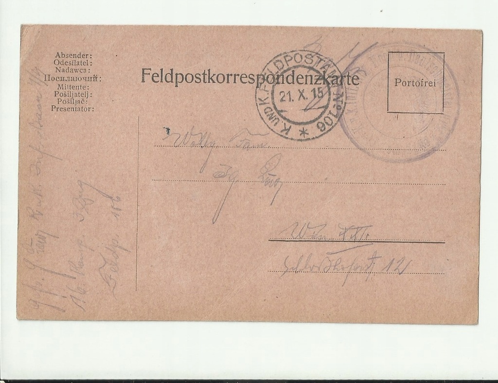 281/ Feldpost 1915