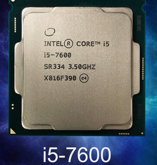 Procesor Intel i5-7600 4 x 3,5 GHz turbo do 4,1 GHz, gen. 7, HD630, 6MB