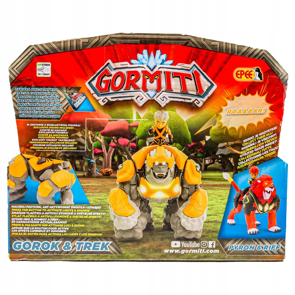 GORMITI GOROK & TREK Zestaw Bestia Figurka 9955012370