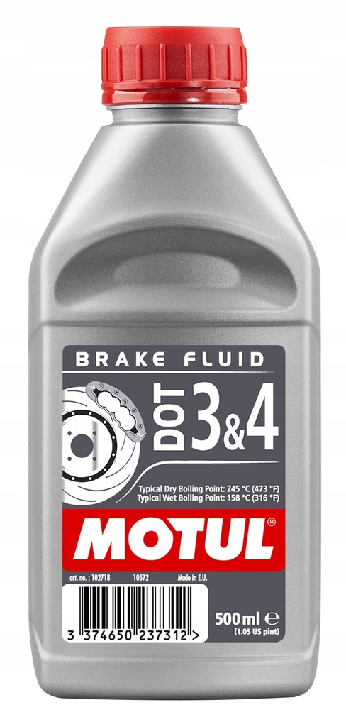 Płyn hamulcowy MOTUL DOT 3&4 0.5L