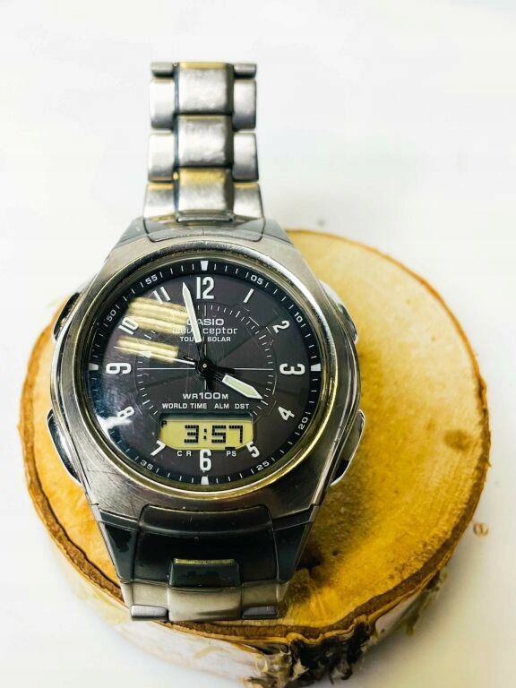 CASIO WAVE CEPTOR TOUGH SOLAR 3354 WVA 430E 11645300572 oficjalne archiwum Allegro