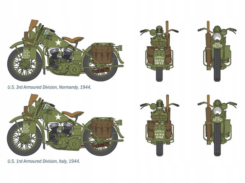 Купить Мотоцикл Harley Davidson WLA 750 0322 Italeri: отзывы, фото, характеристики в интерне-магазине Aredi.ru