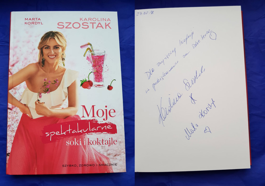 Karolina Szostak „Moje spektakularne…” z dedykacją