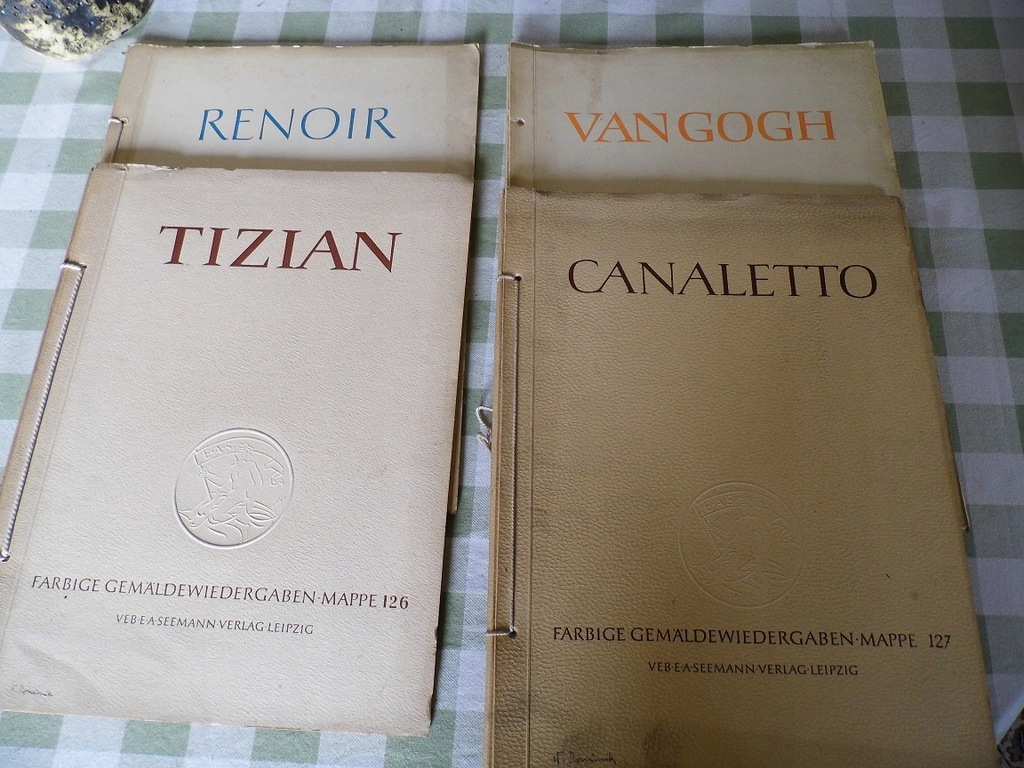 Tycjan van Gogh Canaletto Renoir wyd Lipsk 1956