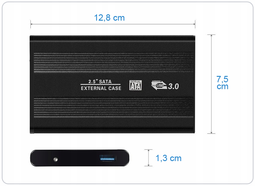 Купить 2,5 КОРПУС ДЛЯ ДИСКА SATA USB 3.0 КАРМАН + ЧЕХОЛ: отзывы, фото, характеристики в интерне-магазине Aredi.ru