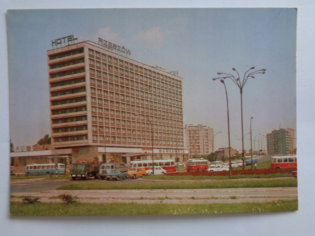 RZESZÓW -HOTEL RZESZÓW -STARE AUTOBUSY b/o 1977