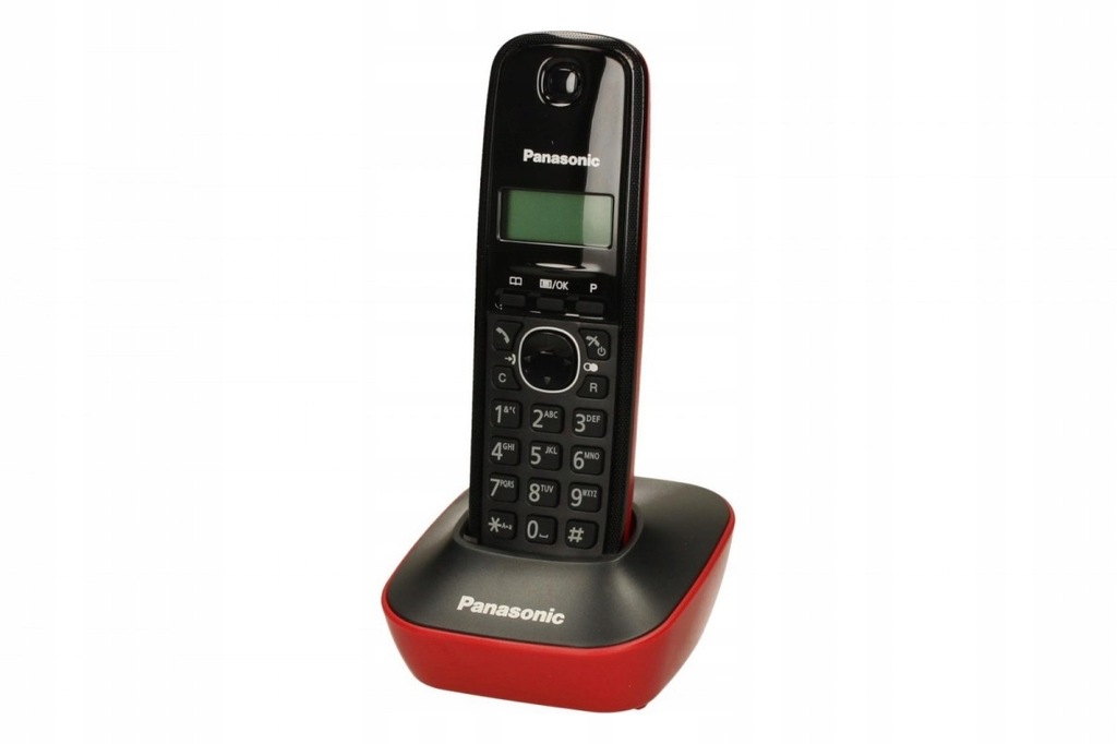 Купить PANASONIC KX-TG1611 Dect/КРАСНЫЙ: отзывы, фото, характеристики в интерне-магазине Aredi.ru