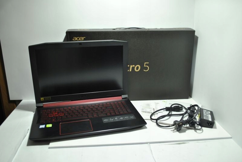 LAPTOP ACER NITRO 5 N17C4 KOMPLET - 8154686087 - oficjalne archiwum Allegro