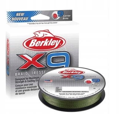 PLECIONKA BERKLEY X9 LO VIS GREEN 0,08mm/150m/7,6