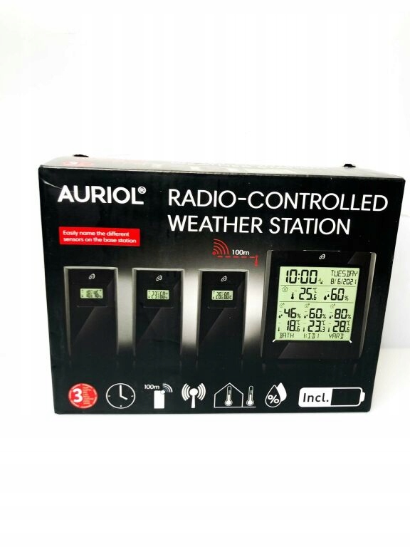 RADIO CONTROLLED WEATHER STATION AURIOL