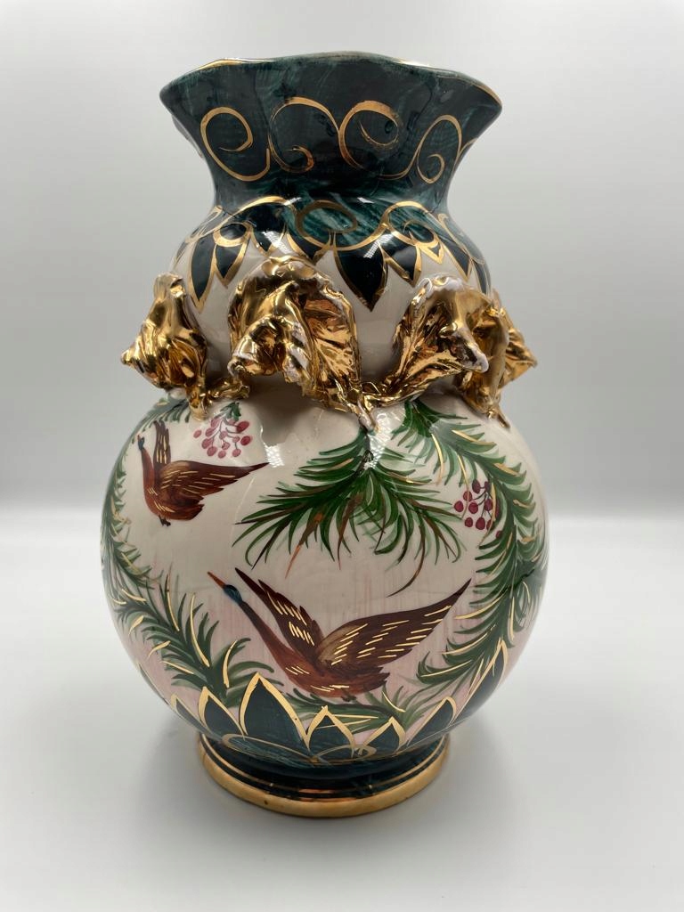 Luksusowy antyczny wazon wysokość 26cm H. Bequet