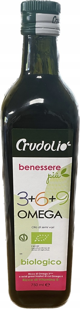 Wloska oliwa Nierafinowana Crudolio 750 ml