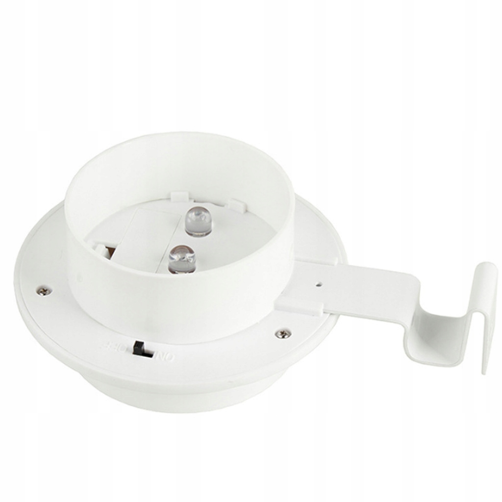 Solar Powered Yard Wall LED Light Fence Wall Lamp White Light White