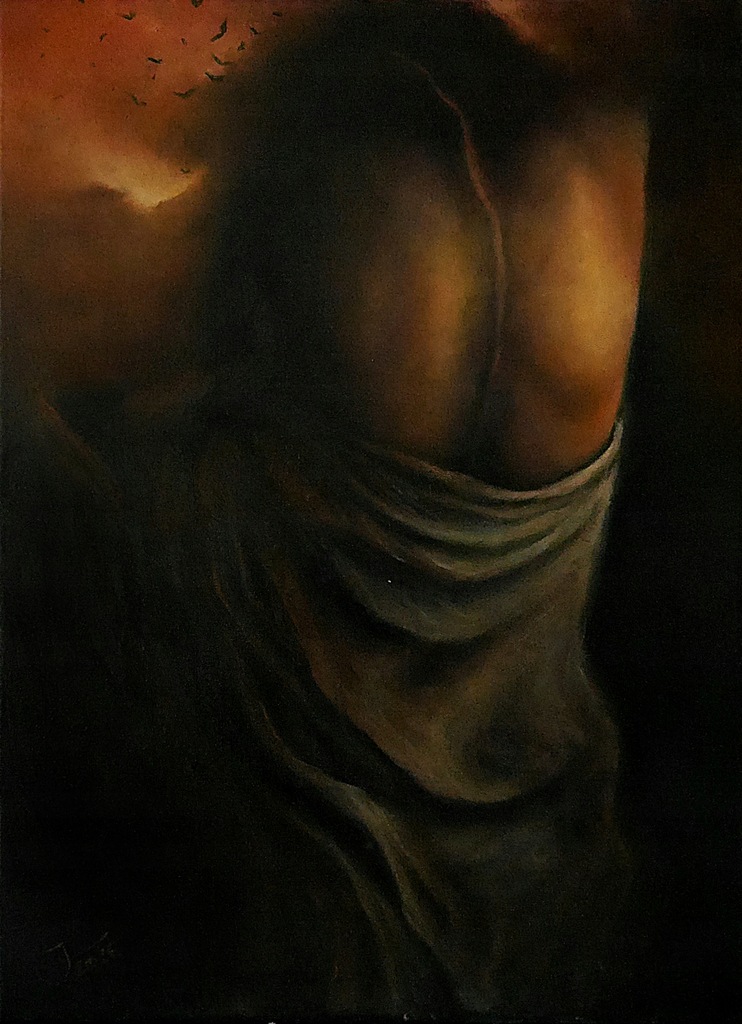 TYŁEM-OLEJ-70X50- PŁÓTNO.-H. JABŁOŃSKI