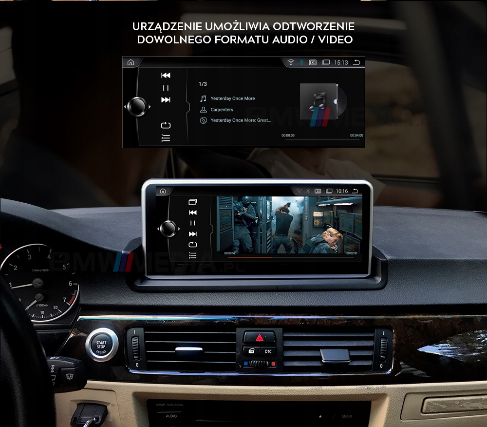 RADIO NAWIGACJA ANDROID 8.1 BMW 3 E90 E91 E92 E93