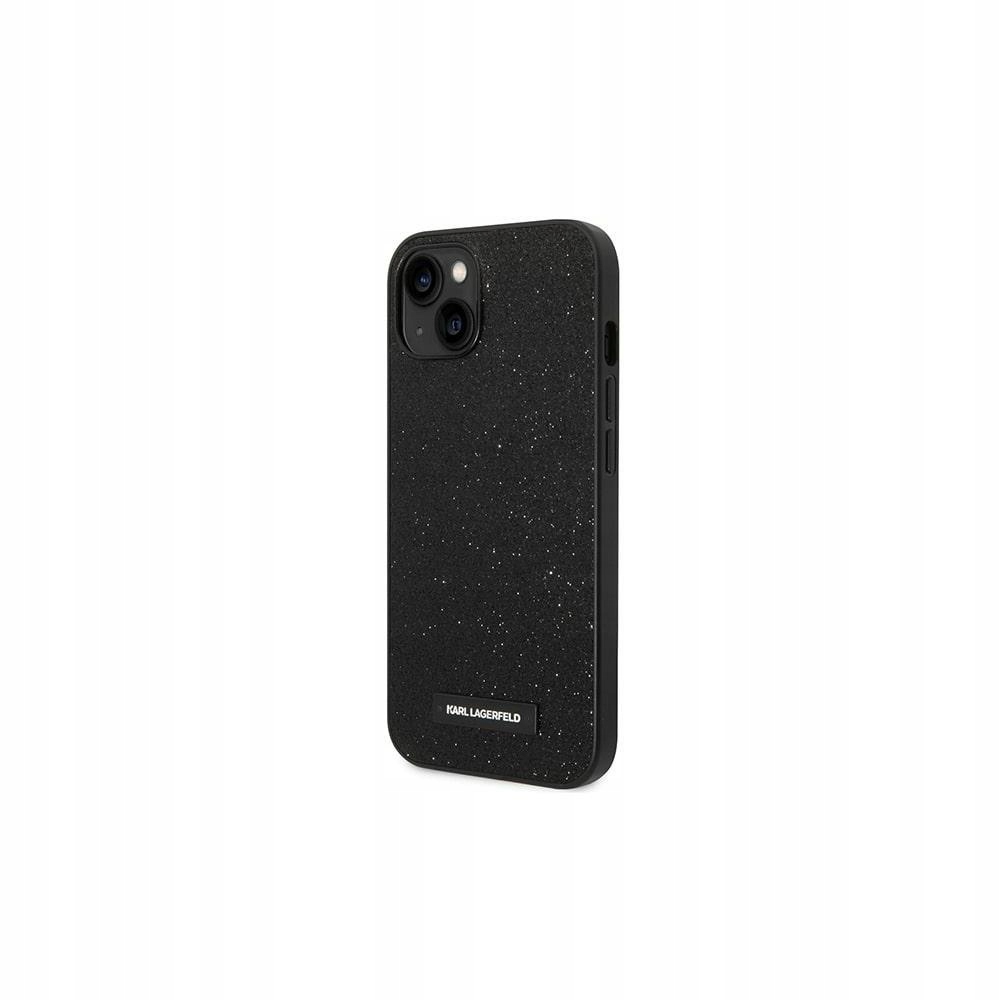 Karl Lagerfeld Etui do iPhone 14 Pro Max 6,7" czarna HC Solid Glitter
