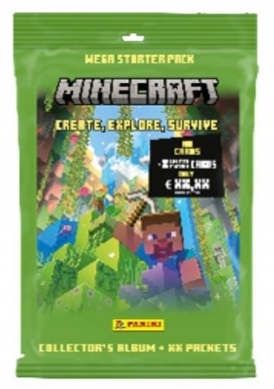 MEGAZESTAW STARTOWY MINECRAFT, PANINI