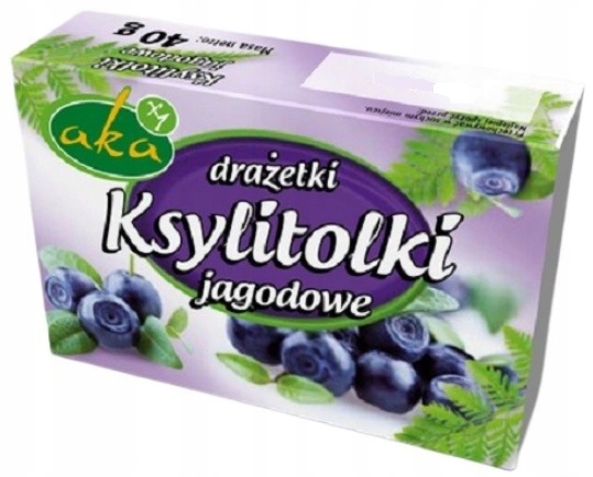 AKA KSYLITOLKI JAGODOWE Z KSYLITOLEM