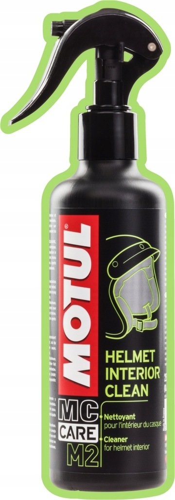 ŚRODEK DO CZYSZCZENIA WNĘTRZA KASKU 250ML MOTUL M2 HELMET INTERIOR CLEAN