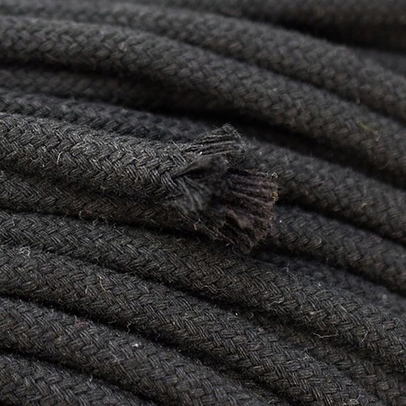 Sznur sznurek knot bawełniany czarny 8mm x 50 metr