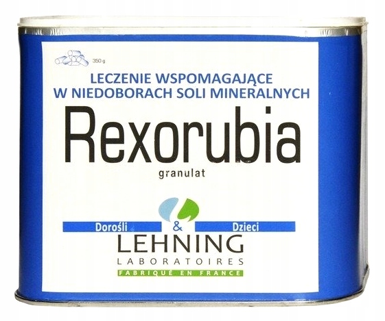 Lehning Rexorubia niedobór soli homeopatia 350 g