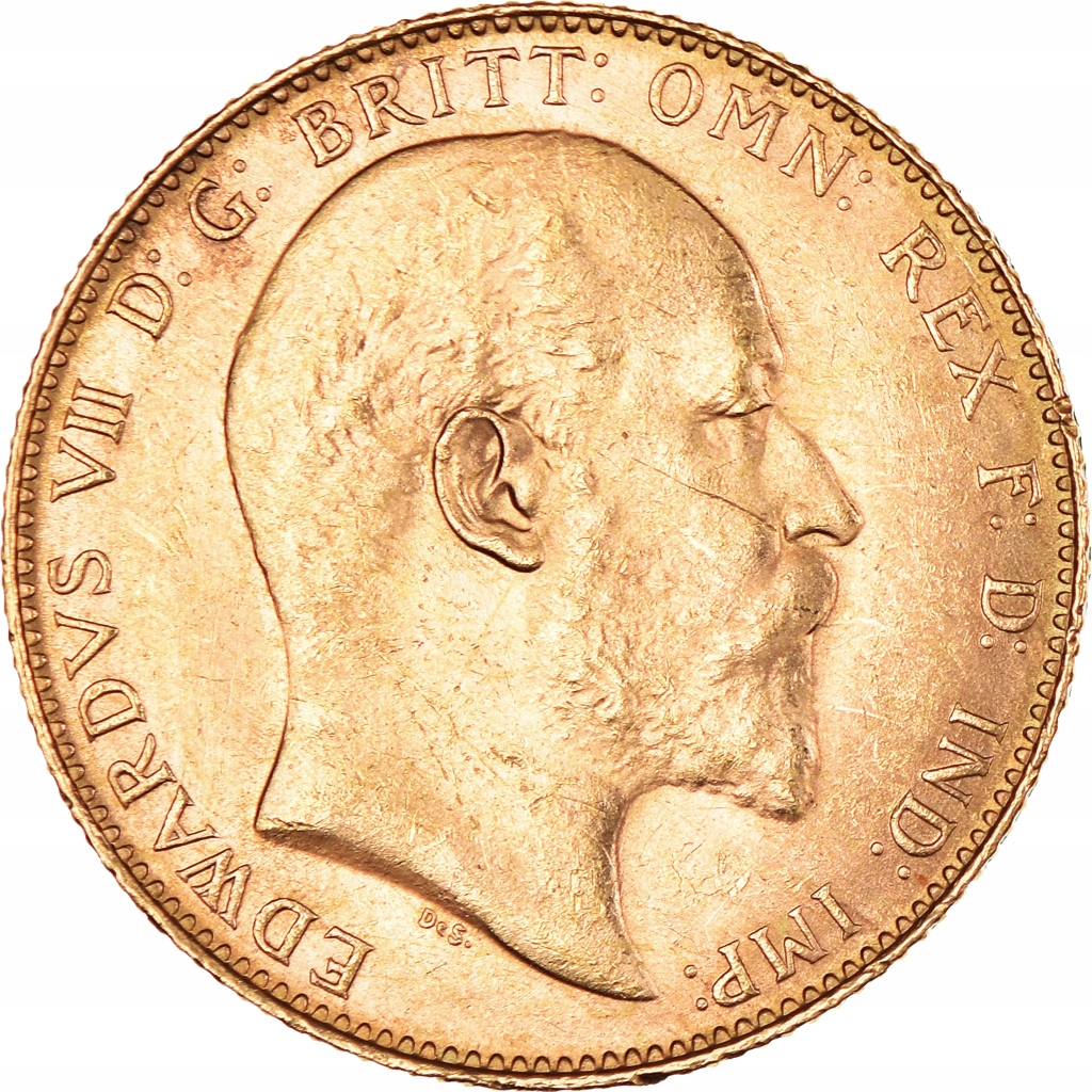 Moneta, Australia, Edward VII, Sovereign, 1908, Pe