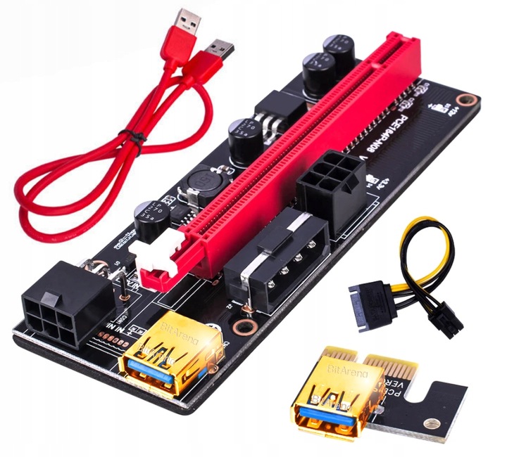 Riser 009S - Najnowszy model - PCI-E 1x-16x USB3.0 / P5