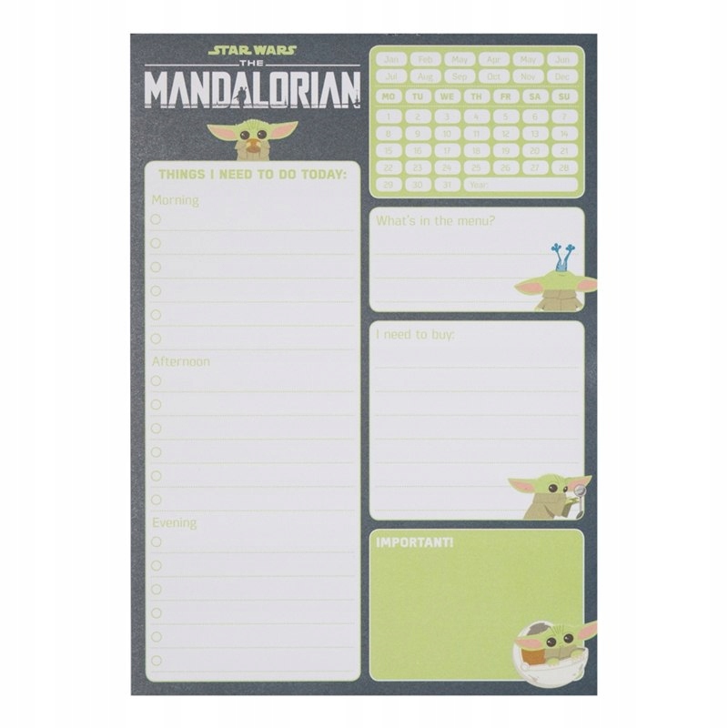 Star Wars - Planner 54 strony The Mandalorian A5