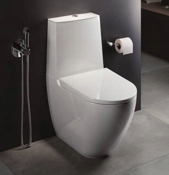 Zestaw DES Miska WC Rimless, Kompakt, Deska WC