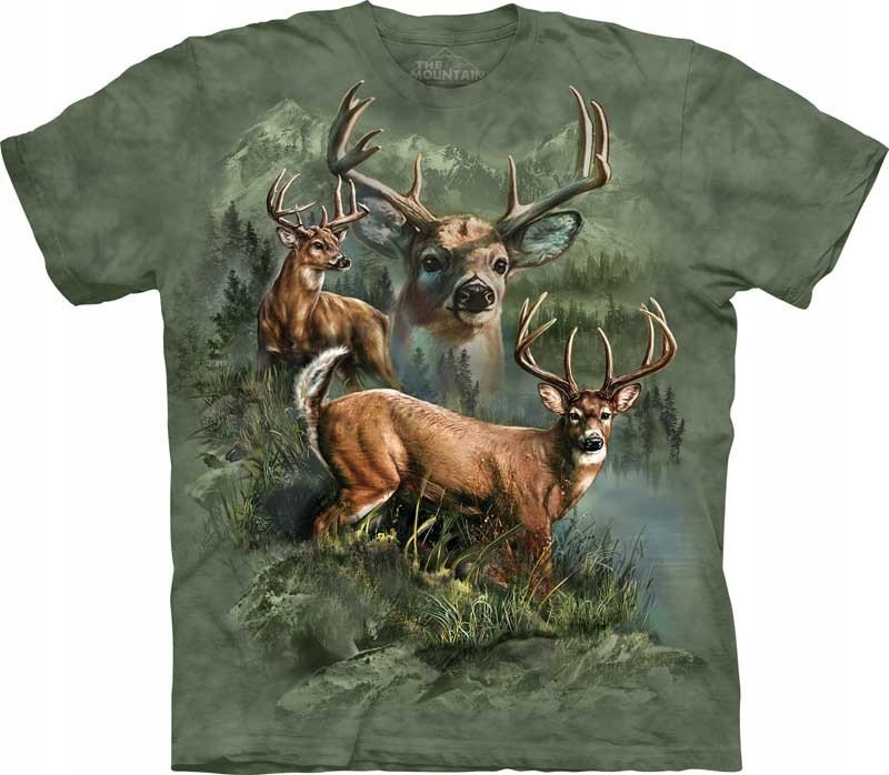 Deer Collage - The Mountain 2XL