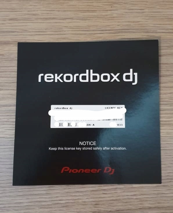Licencja KEY Rekordbox DJ