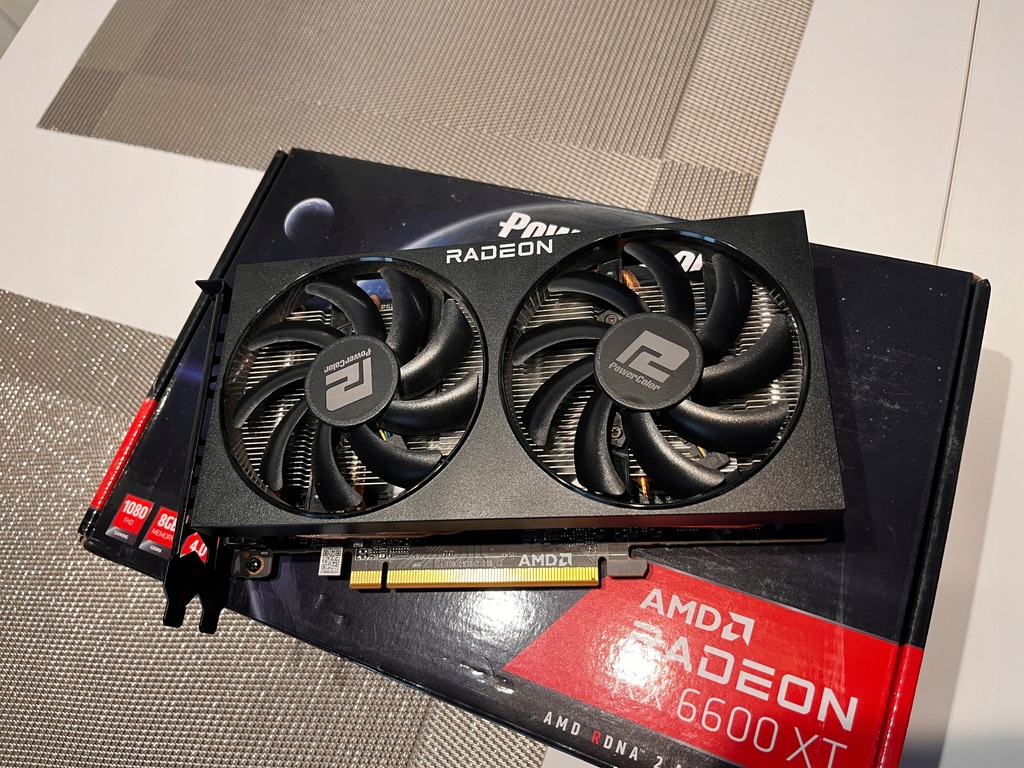 Karta graficzna PowerColor Radeon RX 6600 XT Fighter 8 GB