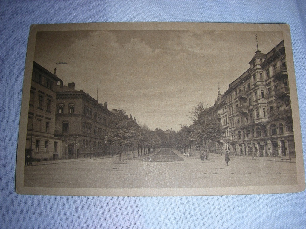 POCZTÓWKA - POZNAŃ - AL. MARCINKOWSKIEGO - 1938 R.