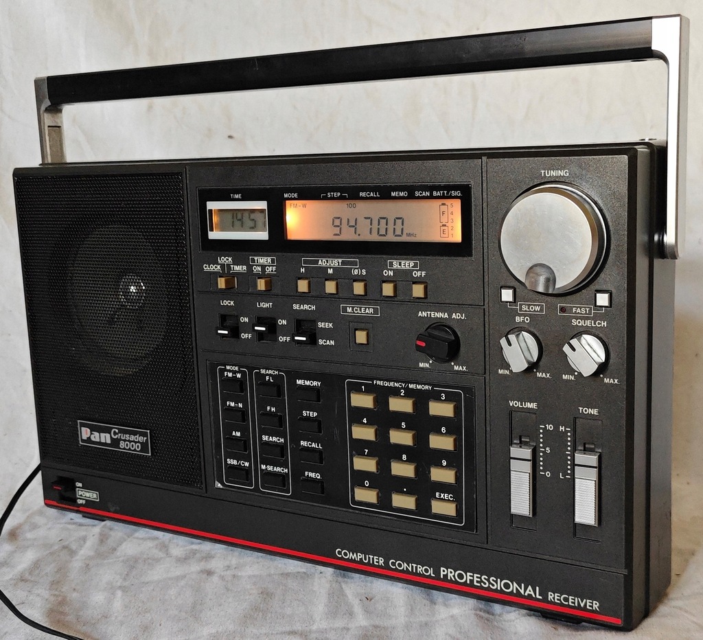 PAN Crusader 8000 Radio globalne skaner - NR-108F1