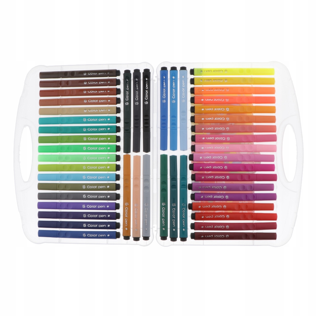 1 pudełko na długopisy akwarelowe - 48 kolorów