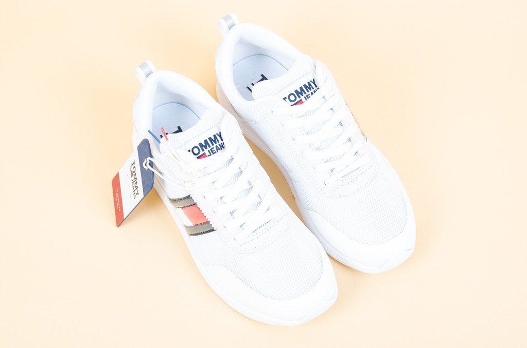 BIAŁE SNEAKERSY TOMMY BTH24 r.37