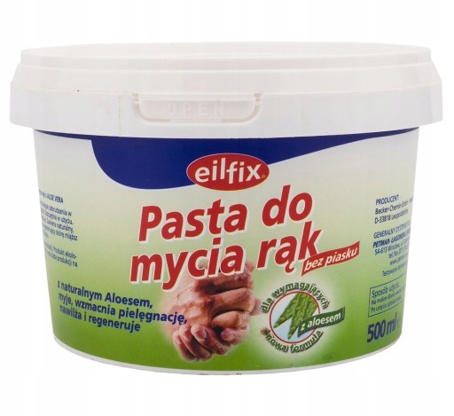 Pasta BHP do mycia rąk Z ALOESEM 500ml EILFIX