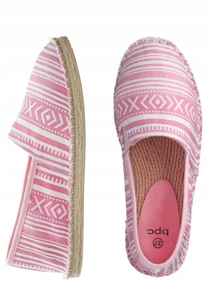 BF1I03 BALERINY SLIP ON ESPADRYLE WZÓR__36